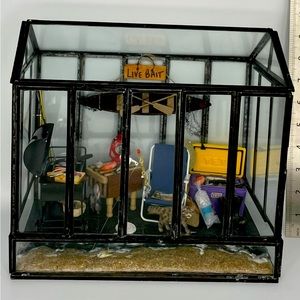 Glass cage  display